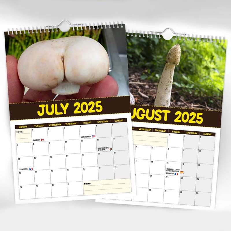 World's Greatest Mushrooms Calendar