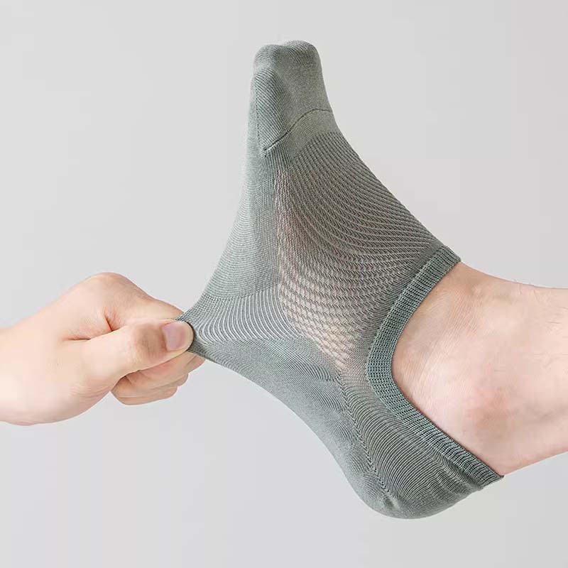 Plus Size Mesh Cotton Socks