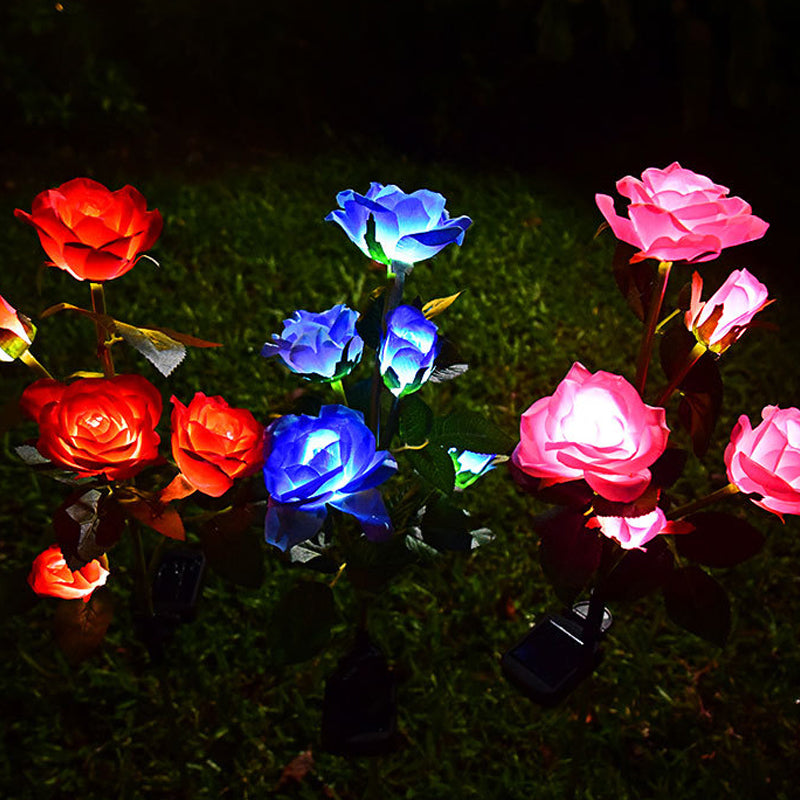 5 LED Solar Rose Flower Light