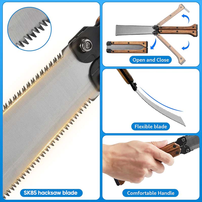 Portable Foldable Double-Sided Saw