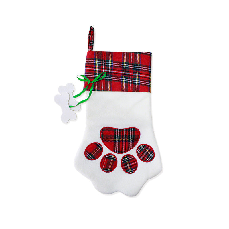 Plaid Christmas Socks