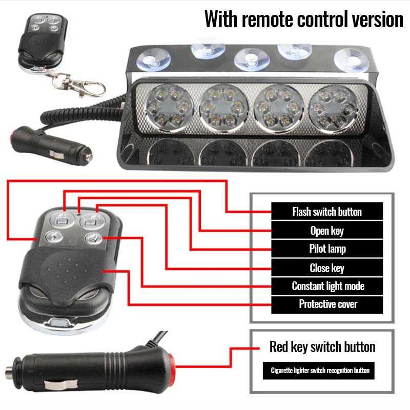 LED Automotive Car Strobe Emergency Light