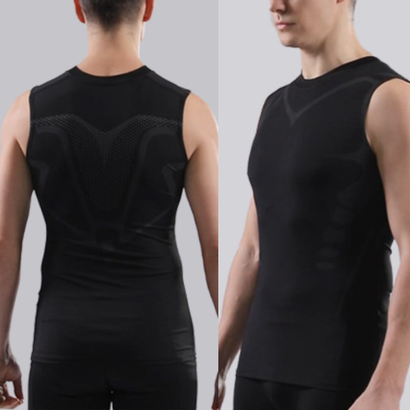 Men's Quick-Dry Sleeveless Sports Compression Tank Top