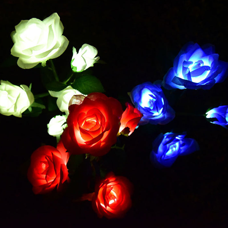 5 LED Solar Rose Flower Light