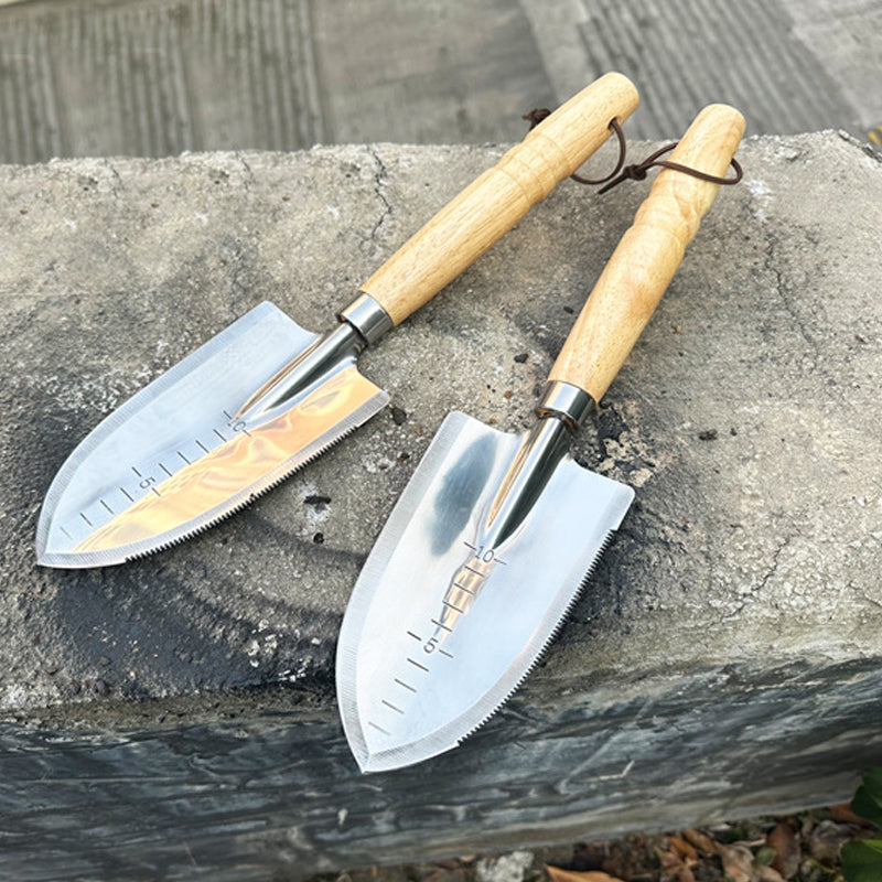 Stainless Garden Serrated Planting Trowel