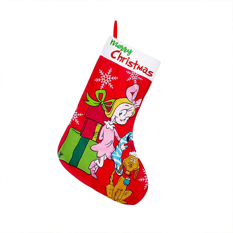 Green Christmas Stockings Christmas Decorations