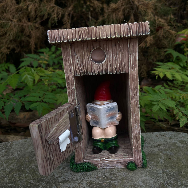 Funny Gnome Garden Statue