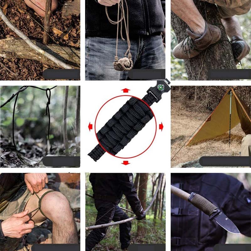 Multi Functional Survival Paracord Bracelet