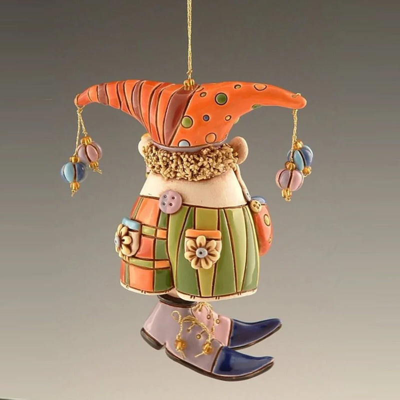 Colorful Jester Bell Ornaments