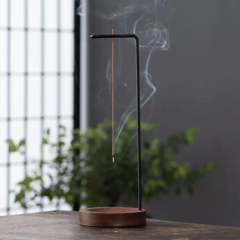 Zen upside-down incense stand