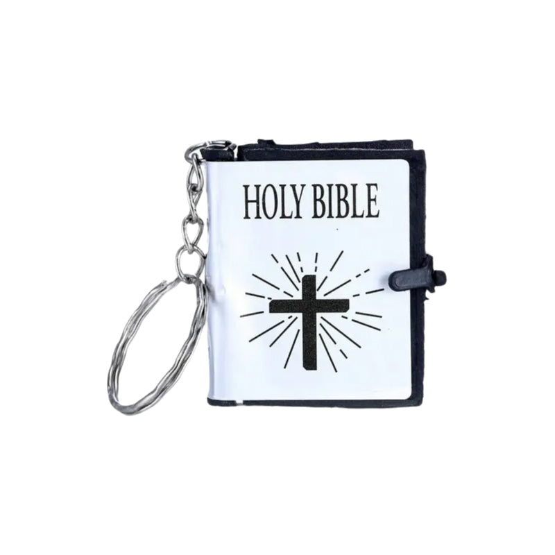 Mini Book Bible Keychain