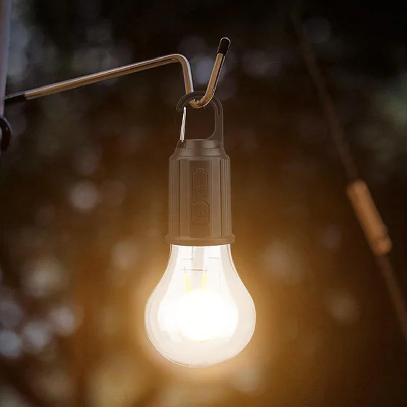 New Outdoor Camping Hanging Type-C Charging Retro Bulb Light