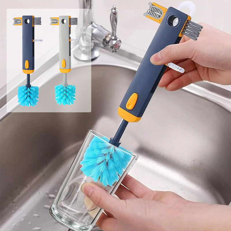 4 in 1 Retractable Multipurpose Bottle Cleaning Brush