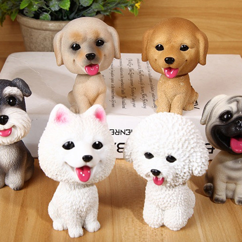 Car Interior Decoration Resin Pet Dog