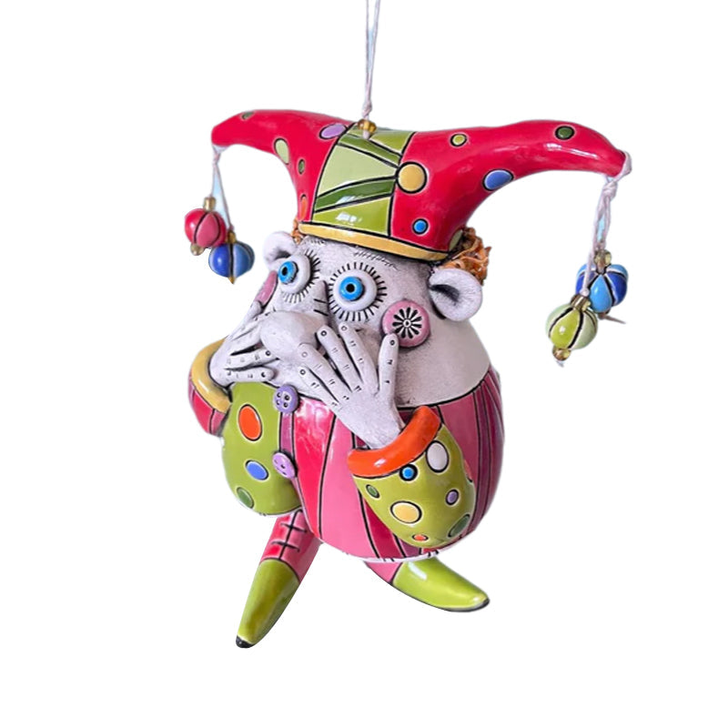 Colorful Jester Bell Ornaments