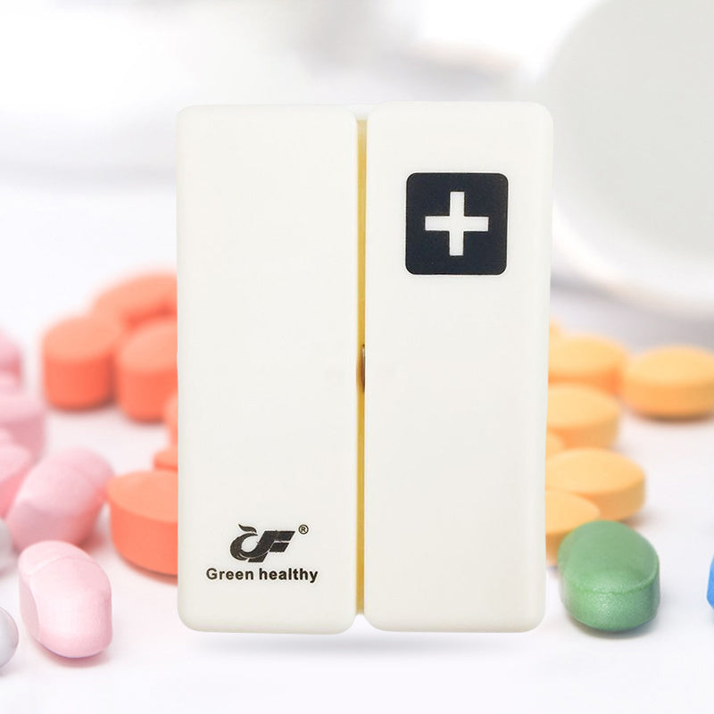 Portable magnetic Pill Case with 7 Compartments