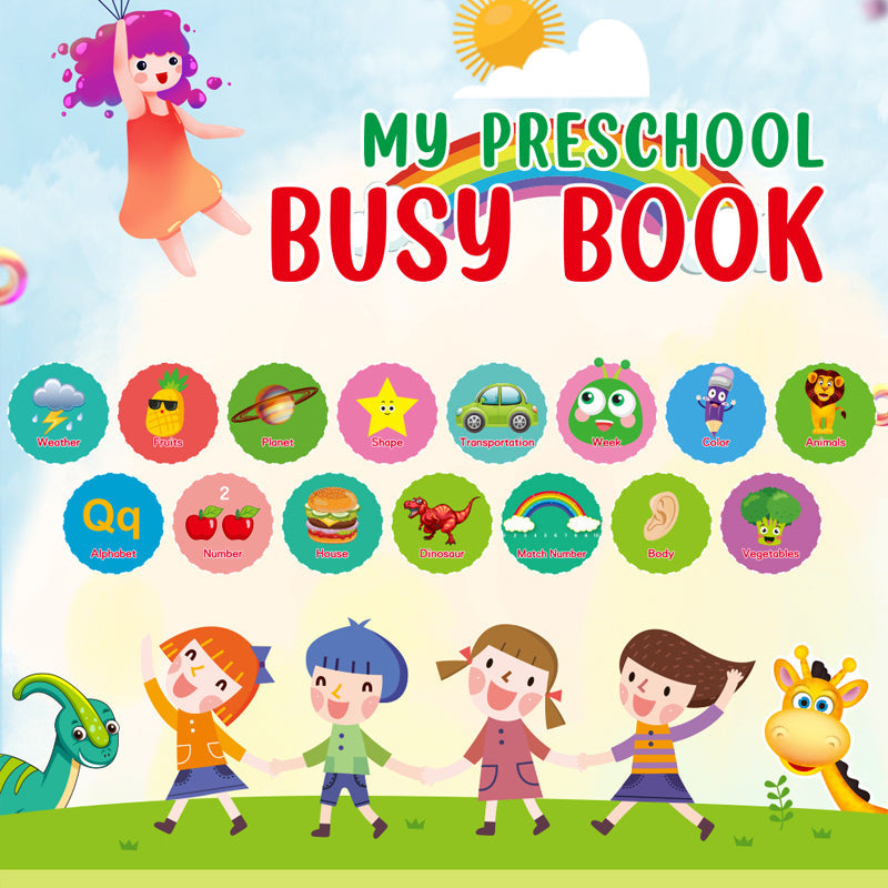 Montessori Busy Book for Toddlers