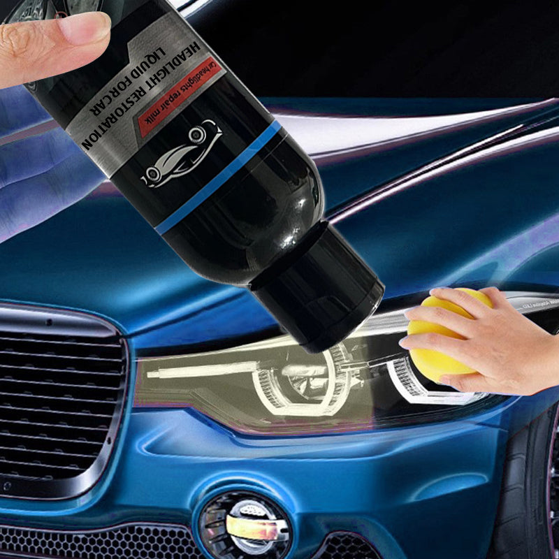 Car headlight repair fluid