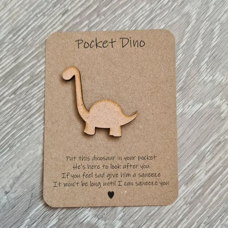 Pocket Dinosaur Hug Card