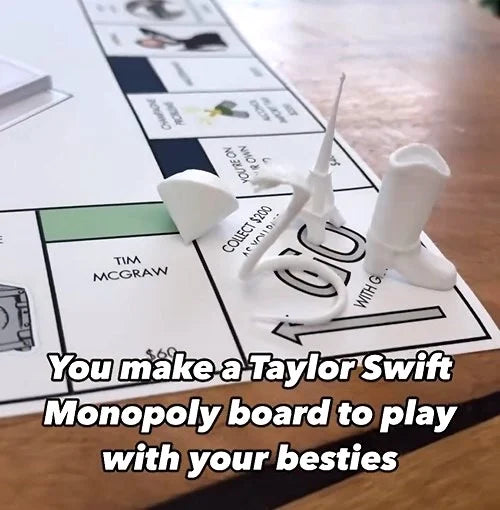 SWIFTOPOLY - TS 'Swiftie' Monopoly Boardgame