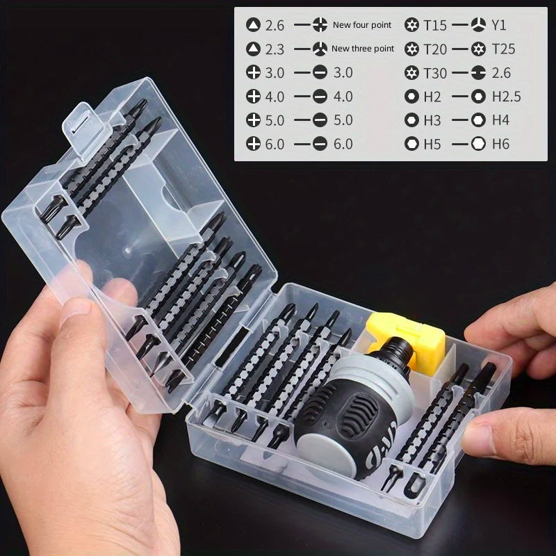 26-in-1 Ratchet Screwdriver Set