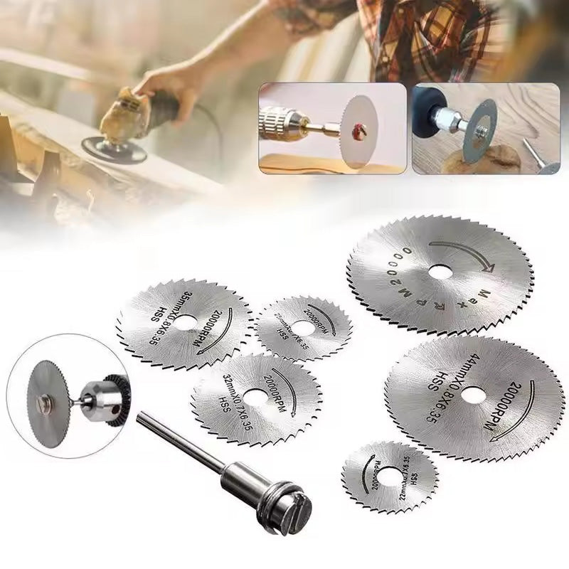 Set of 6 PCS Metal HSS Circular Saw Blade