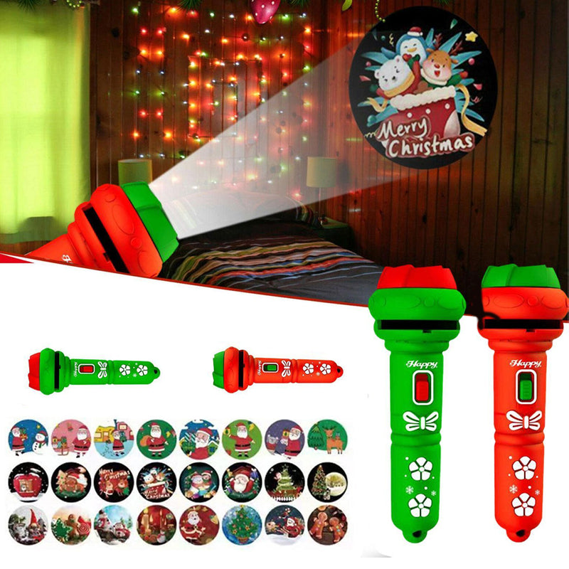 Christmas projection flashlight toy