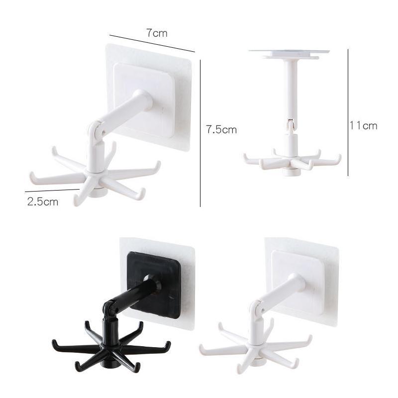 360° Rotating Folding Hook 2 Pcs