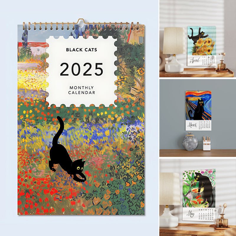 2025 Black Cat Calendar