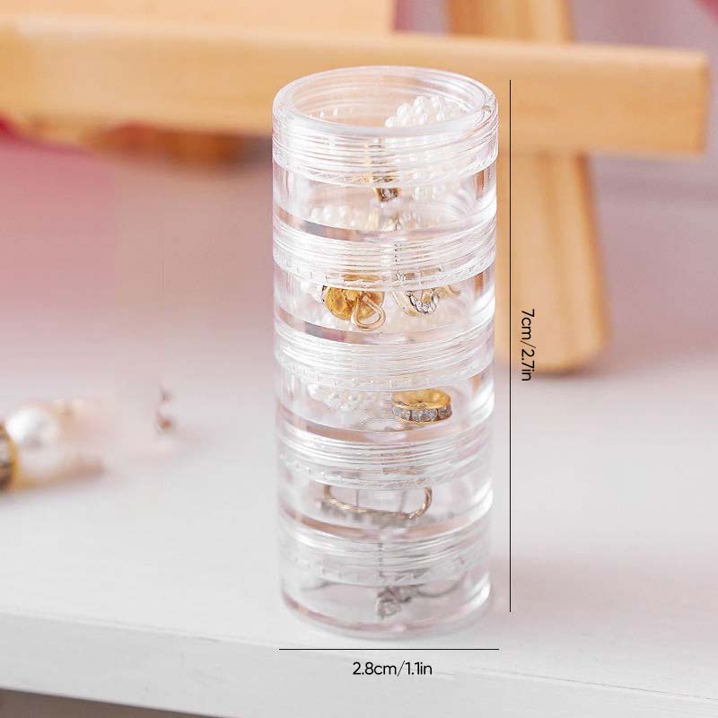 Five-layer stacked jewelry storage box