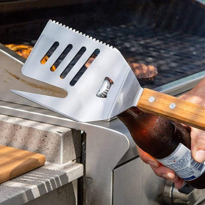 5-In-1 Grill Spatula Fork With Blade BBQ Tool