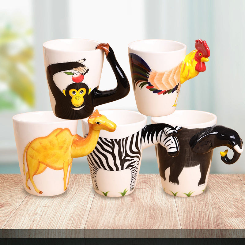3D animal mug