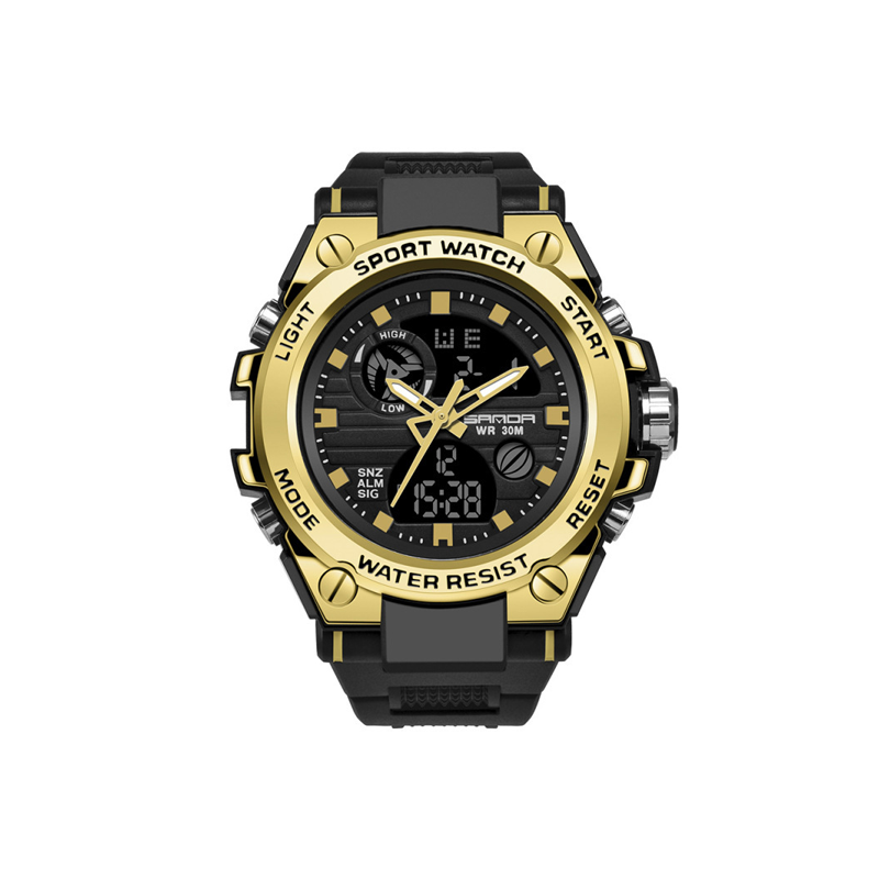 Men's  Double-display Waterproof Luminous Watch