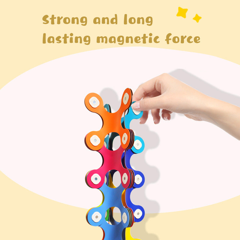 DIY splicing soft magnetic building blocks set