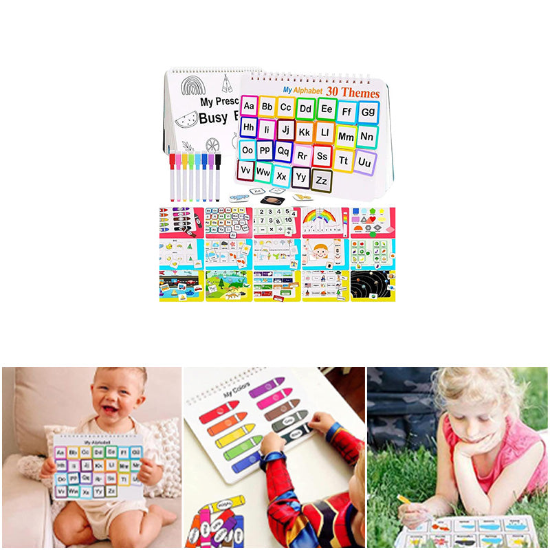 Busy Book Preschool Learning Activities for Toddlers