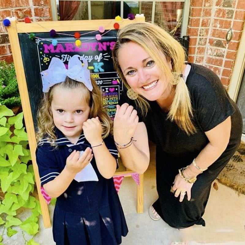 First Day of School Bracelet and Card Sets Student Gift From Teacher