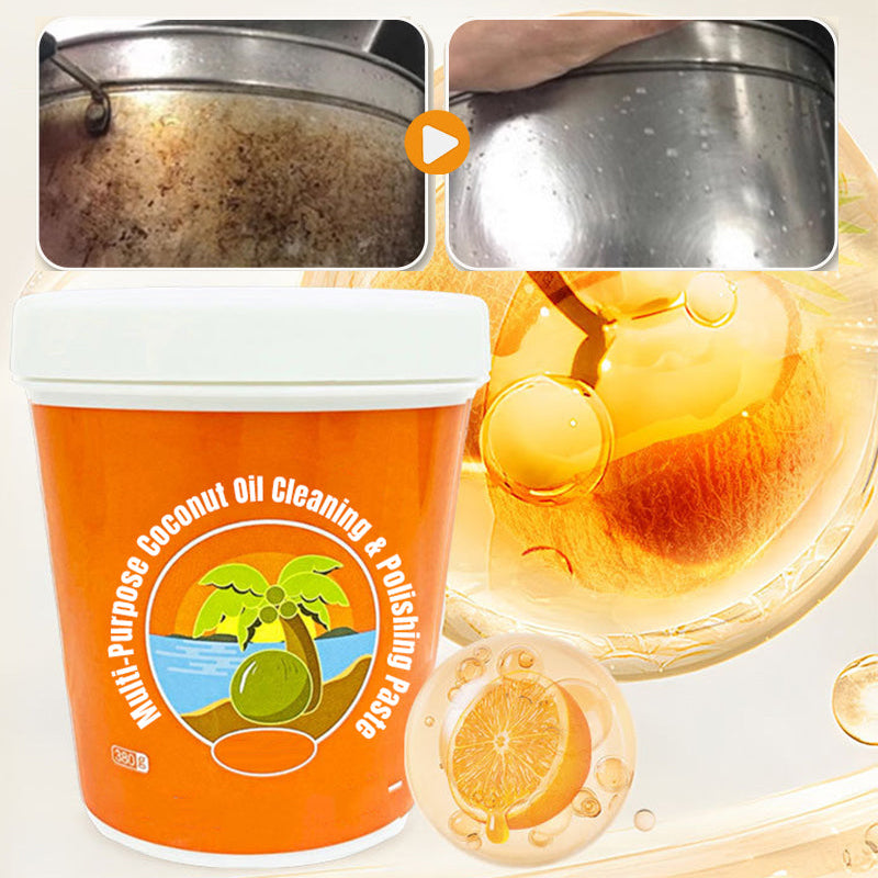 Multi-Purpose Coconut Oil Cleaning & Polishing Paste