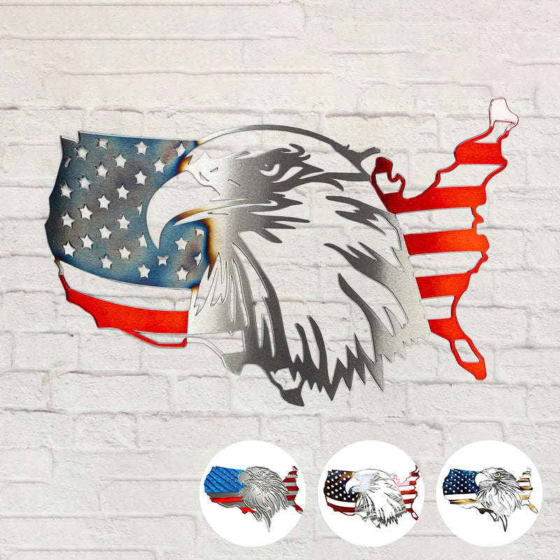 American Eagle Metal Flag