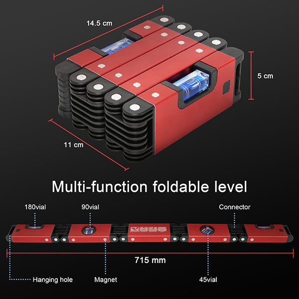 Multi-Function Foldable Level