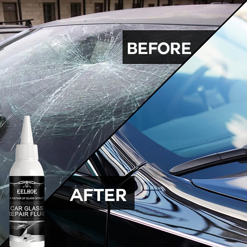 Car windshield repair fluid