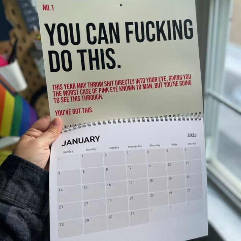 Your Kick-Ass Motivational Calendar (2025)