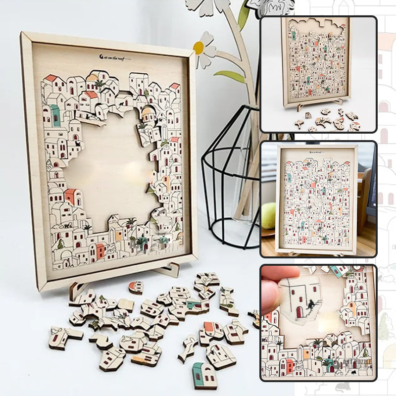 100 House Shaped Jigsaw Puzzles