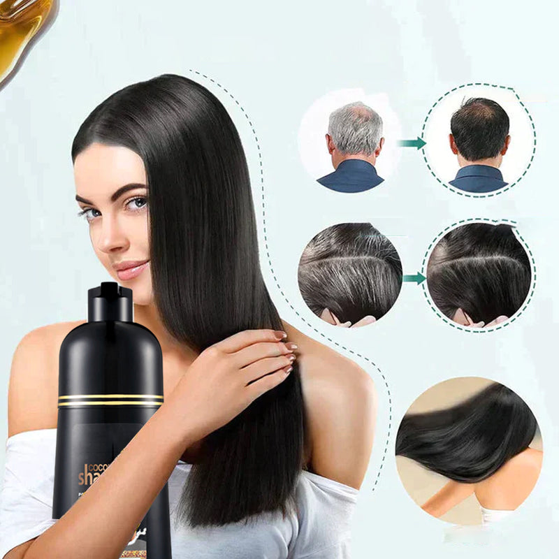 3 in 1 Black Hair Shampoo Rinse