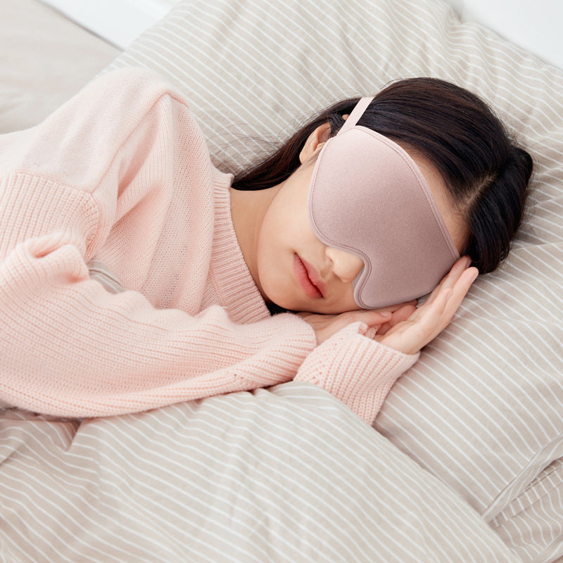 3D light-shielding memory foam sleeping mask