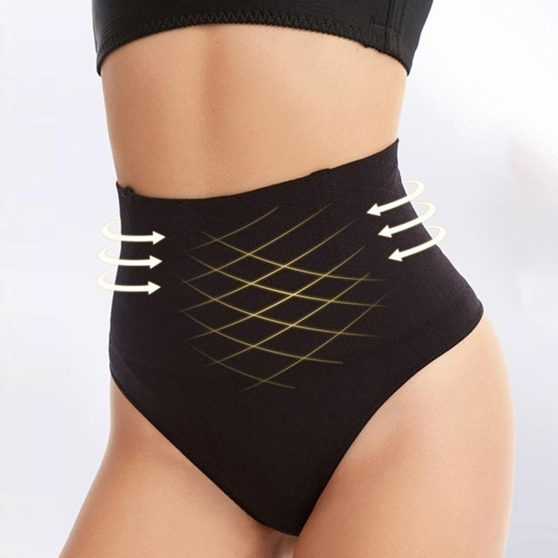 Mid-Rise Tummy-Controlling Panties With Hip Lift