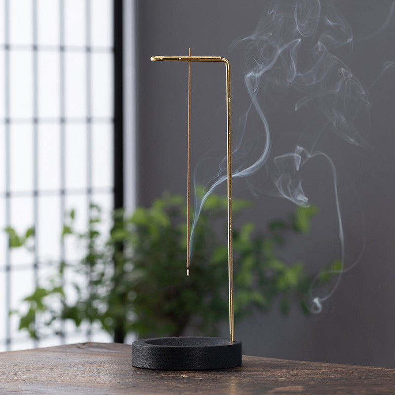 Zen upside-down incense stand