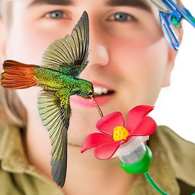 Hat Clip Hummingbird Feeder