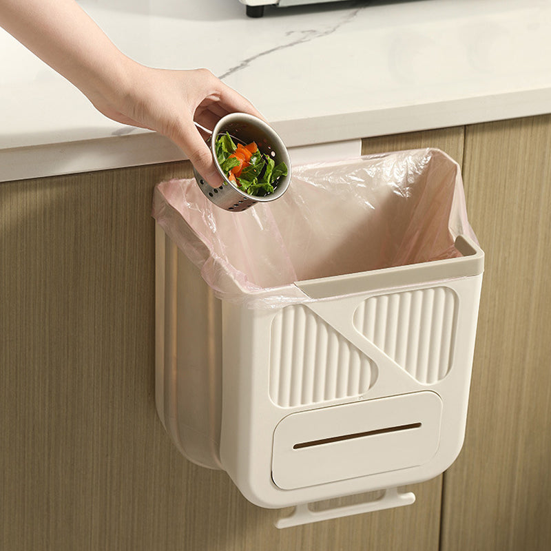 Hanging Trash Can for Kitchen Cabinet Door