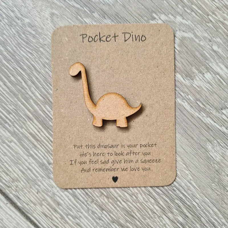 Pocket Dinosaur Hug Card