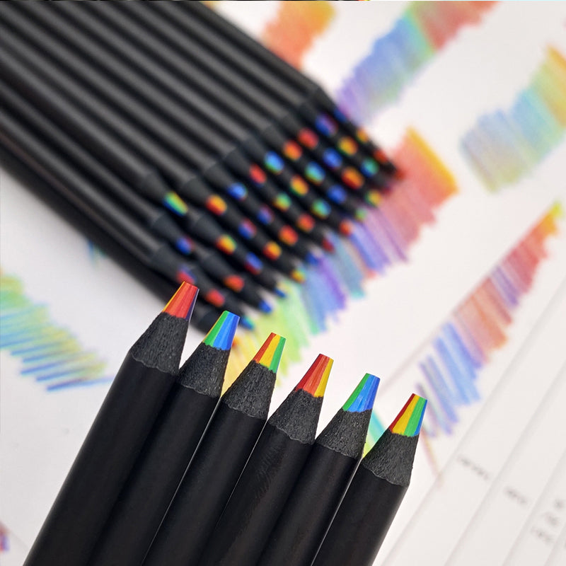 Fun Rainbow Gradient Coloring Pencil